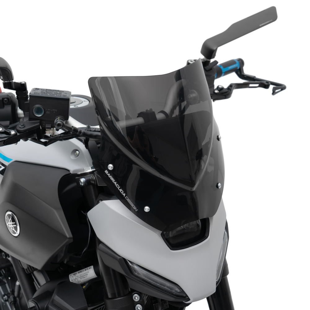 Lot De 2 Plaques D'Adaptation Clignotants Moto Yamaha MT07 MT09 - Avant Arrière - Plastique Noir Mat